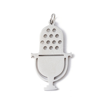 Non-Tarnish 304 Stainless Steel Pendants STAS-F279-02B-1