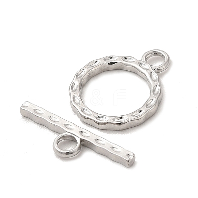 Non-Tarnish 304 Stainless Steel Toggle Clasps STAS-F290-04P-1