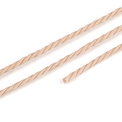 Round Waxed Polyester Cord YC-R135-1.5mm-01E-1