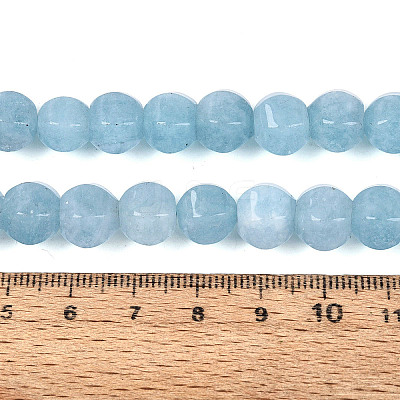 Natural White Jade Beads Strands G-N359-13A-01-1