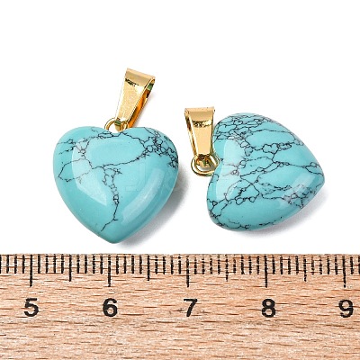 Synthetic Turquoise Pendants G-I311-A33-G-1