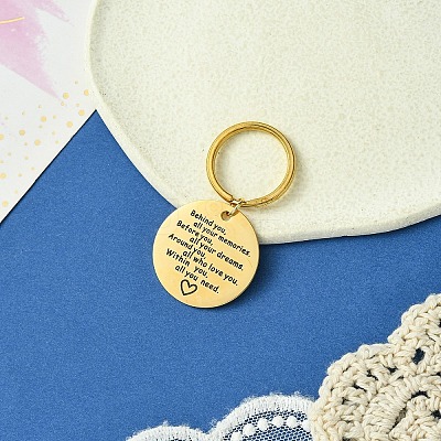 201 Stainless Steel Keychain KEYC-YW00104-05-1