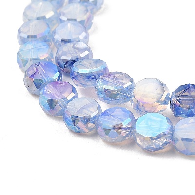 Imitation Jade Glass Beads Strands GLAA-P058-05A-03-1