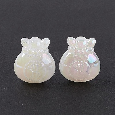 Opaque Acrylic Beads OACR-E004-07-1
