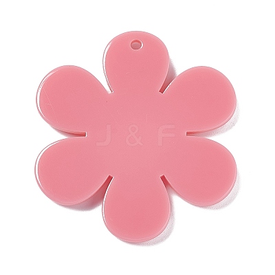 Opaque Acrylic Big Pendants OACR-P012-B08-1