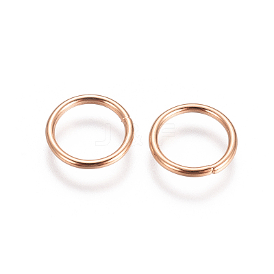 304 Stainless Steel Open Jump Rings STAS-E484-72I-RG-1