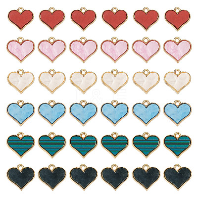 50Pcs Alloy Enamel Charms ENAM-TA0002-90-1