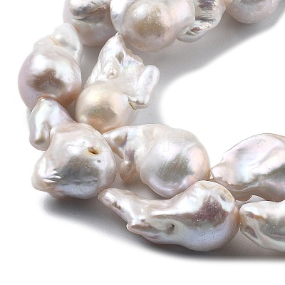 Natural Nucleated Pearl Beads Strands PEAR-B004-15L-03A-1