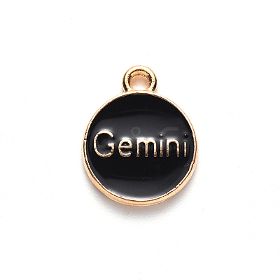 Alloy Enamel Pendants ENAM-S124-01A-08I-1