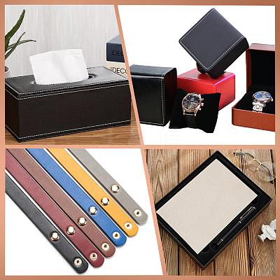 8 Sheets 4 Colors Linen Book Covers DIY-CP0010-67A-1