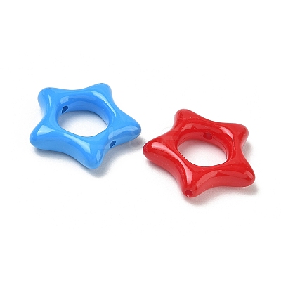 Baking Paint Opaque Acrylic Beads AC-CBACF8A-02-1