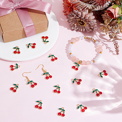 90Pcs Alloy Enamel Pendants ENAM-ME0001-03-1