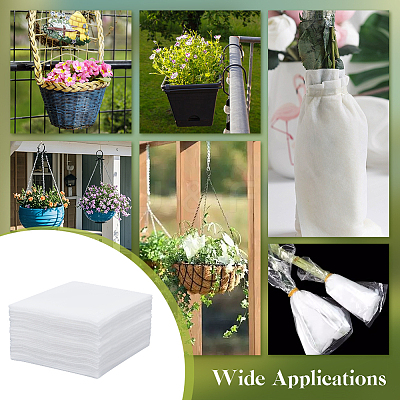 Square Flower Water Absorbent Cotton DIY-WH0308-821B-1