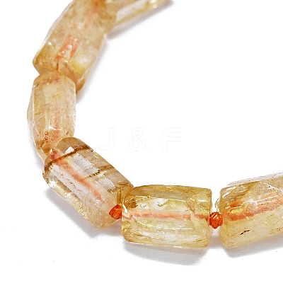 Heated Natural Citrine Beads Strands G-O170-113-1