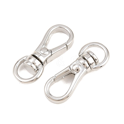 Brass Swivel Claw Clasps KK-P353-13P-1