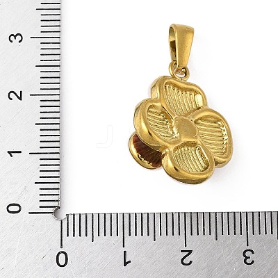 304 Stainless Steel Enamel Pendants STAS-P408-17A-G-1