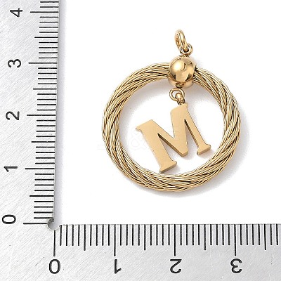 304 Stainless Steel Pendants STAS-D154-01M-G-1