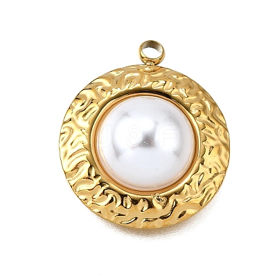 Plastic Pearl Pendants LS-STAS-Q360-03C-G-1