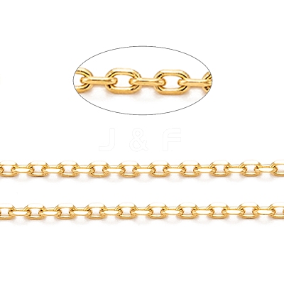 Ion Plating(IP) 304 Stainless Steel Cable Chains CHS-H009-02G-1