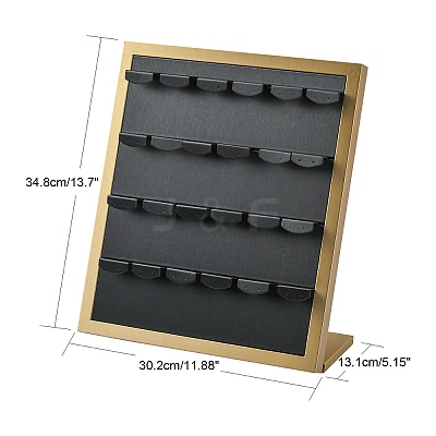 PU Leather Earring Displays EDIS-L003-02-1