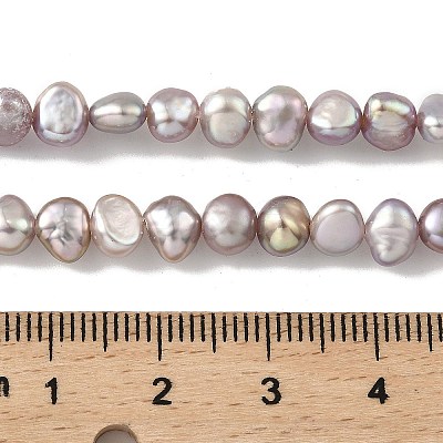Natural Cultured Freshwater Pearl Beads Strands PEAR-A006-03G-1