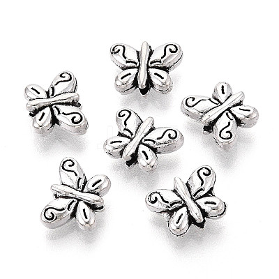 Tibetan Style Alloy Beads TIBEB-T004-09AS-1