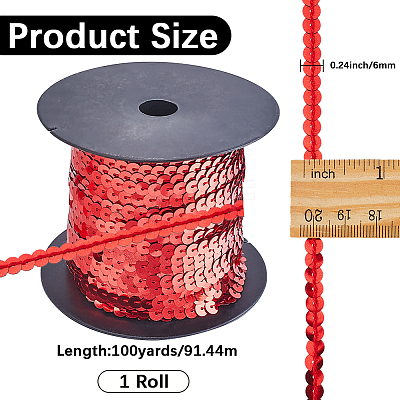 Plastic Paillette Beads FIND-WH20002-34B-1