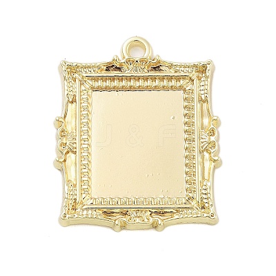 Rack Plating Alloy Pendant Cabochon Settings FIND-Z054-16G-1