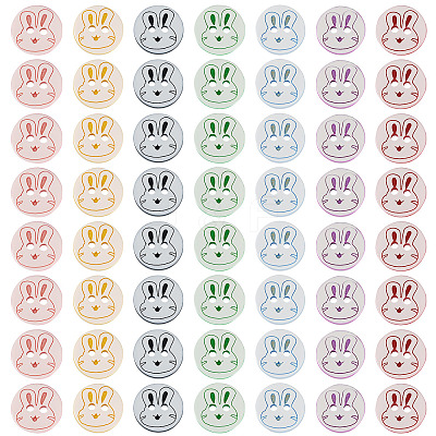 200Pcs 2-Hole Resin Buttons BUTT-TA0001-60A-1