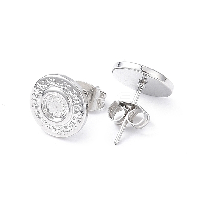 Non-Tarnish 304 Stainless Steel Stud Earring Finding EJEW-I285-28P-1