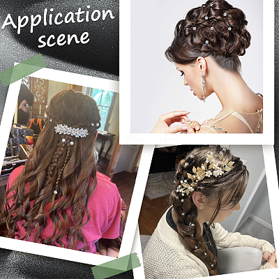 Spiral Hair Pin Coil Iron Hair Accessories OHAR-SP0001-12A-1