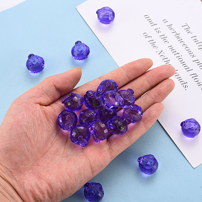 Transparent Acrylic Pendants TACR-T024-05B-936-1