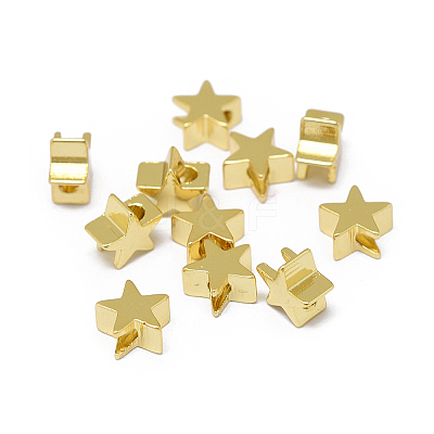 Rack Plating Brass Beads X-KK-F801-12-G-1