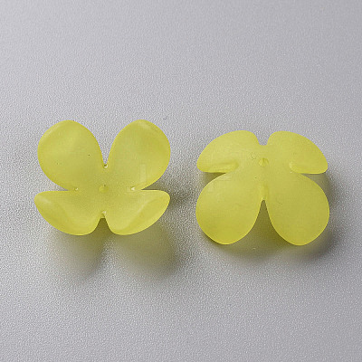 Frosted Acrylic Bead Caps MACR-S371-06A-717-1