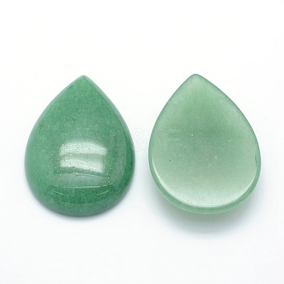Natural Green Aventurine Cabochons X-G-P393-G08-1