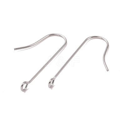 Tarnish Resistant 316 Surgical Stainless Steel Earring Hooks LS-STAS-E027-01B-P-1