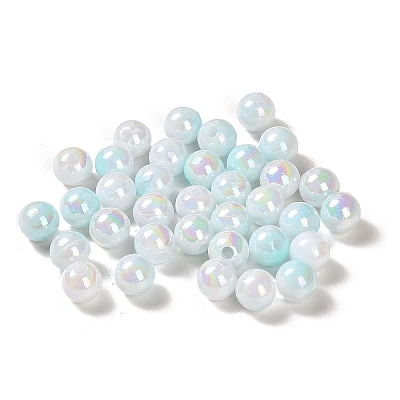 Opaque Acrylic Beads OACR-Z016-01B-02-1