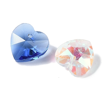 Romantic Valentines Ideas Glass Charms X-G030V10mm-M-1