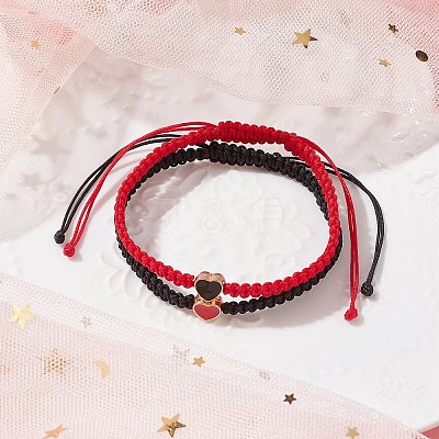 2Pcs 2 Colors Braided Nylon Thread BJEW-JB09768-1