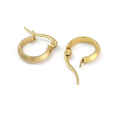 PVD Vacuum Plating 202 Stainless Steel Hoop Earrings EJEW-H003-46G-1