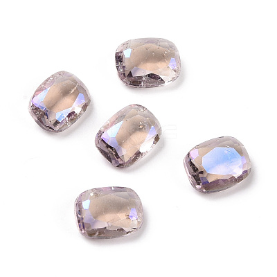 Crackle Moonlight Style Glass Rhinestone Cabochons RGLA-J038-IO-1