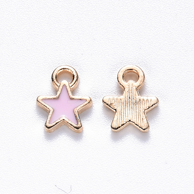 Alloy Enamel Charms X-ENAM-S121-029A-1