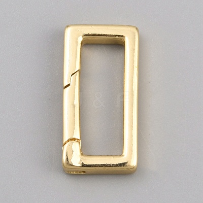 4Pcs Brass Spring Gate Rings FIND-BBC0005-03G-1