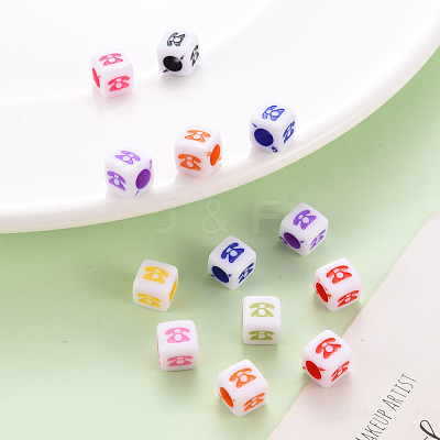 Craft Style Acrylic Beads MACR-S373-03F-1