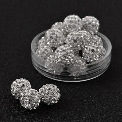 Pave Disco Ball Beads RB-Q195-10mm-001-1