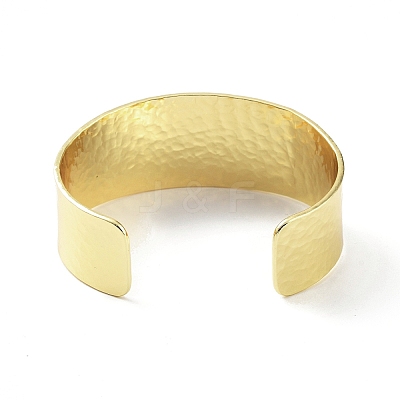 Rack Plating Brass Open Wide Cuff Bangles for Women LS-BJEW-D032-06G-1