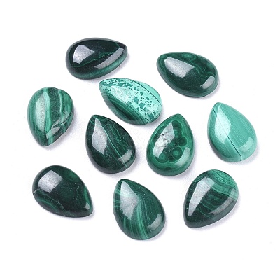 Natural Malachite Cabochons G-R476-03-1