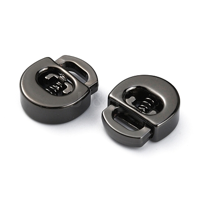 Alloy Spring Cord Locks FIND-WH0110-063B-1