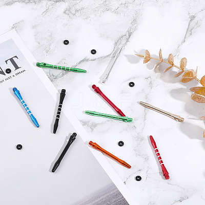 28Pcs 14 Style Alloy Dart Shafts for Soft and Steel Tips AJEW-CA0003-42-1