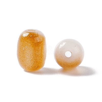 Opaque Glass Beads GLAA-F117-06C-1